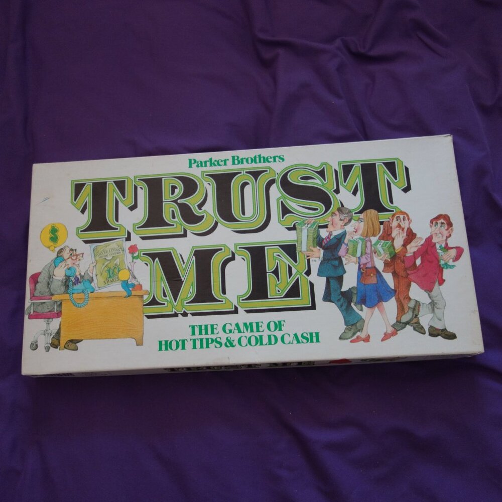 Vintage 1981 Parker Brothers Trust Me Board Game 2-4 Players Ages 4 to Adult